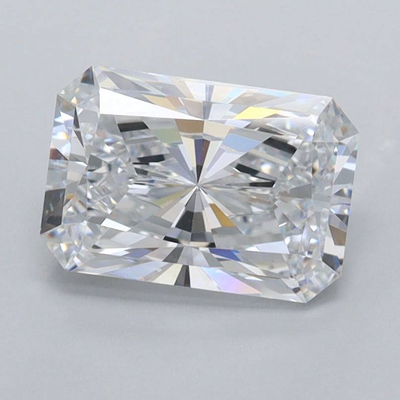 1.57 Carat Radiant Shaped, Ideal Cut, D Color, IF Clarity, IGI Certified Lab Grown Diamond