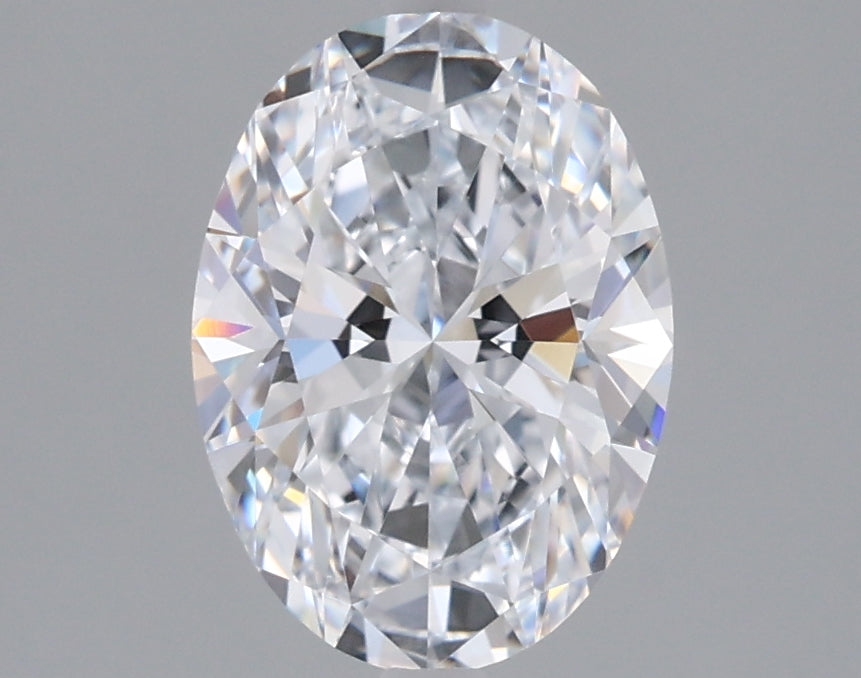 1.56 Carat Oval Shaped, Ideal Cut, D Color, VVS2 Clarity, IGI Certified Lab Grown Diamond