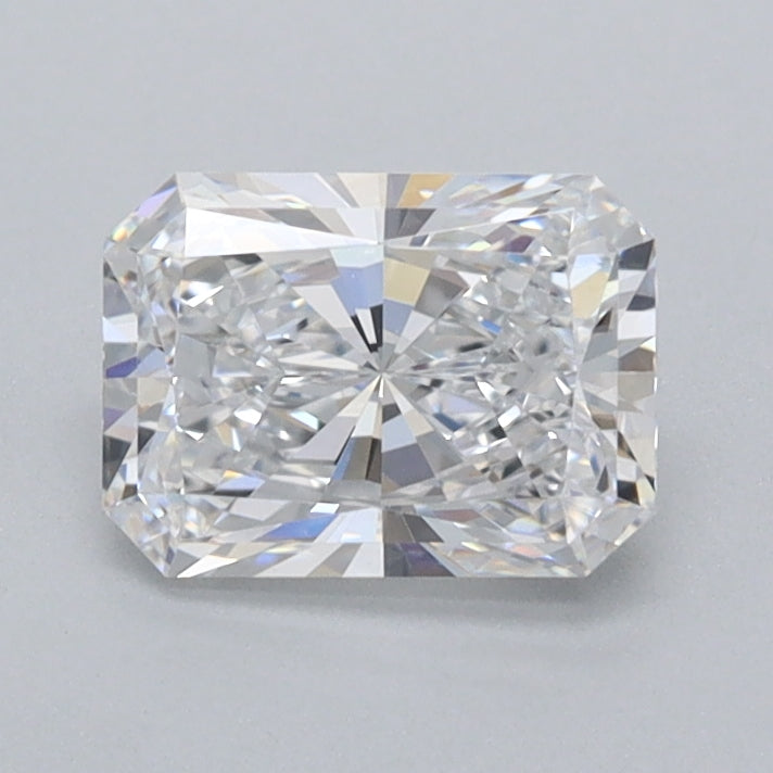 1.02 Carat Radiant Shaped, Ideal Cut, D Color, FL Clarity, IGI Certified Lab Grown Diamond