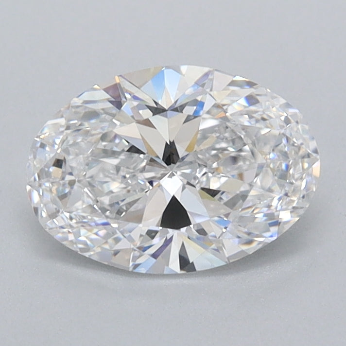 1.00 Carat Oval Shaped, Ideal Cut, D Color, FL Clarity, IGI Certified Lab Grown Diamond