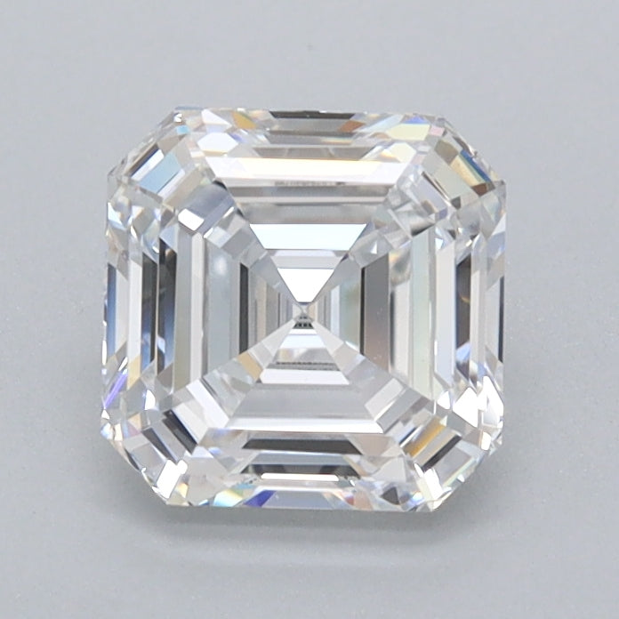 1.21 Carat Asscher Shaped, Ideal Cut, D Color, VVS1 Clarity, IGI Certified Lab Grown Diamond