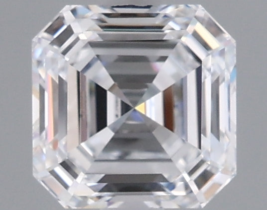 1.02 Carat Asscher Shaped, Ideal Cut, D Color, VVS1 Clarity, IGI Certified Lab Grown Diamond