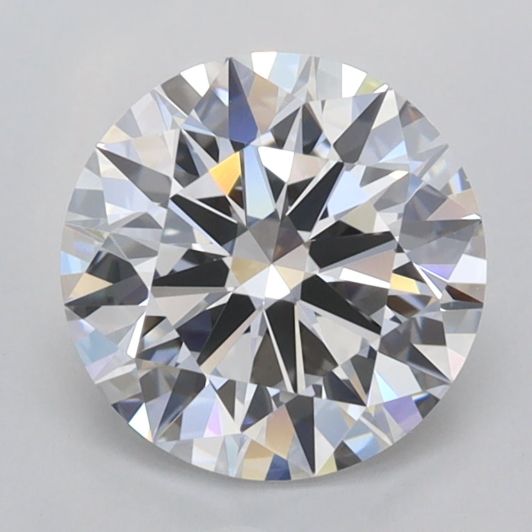 2.08 Carat Round Shaped, Ideal Cut, D Color, VVS1 Clarity, IGI Certified Lab Grown Diamond