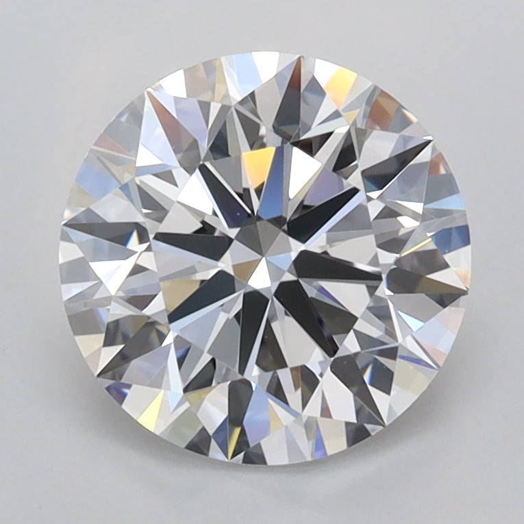 2.02 Carat Round Shaped, Ideal Cut, D Color, VVS2 Clarity, IGI Certified Lab Grown Diamond
