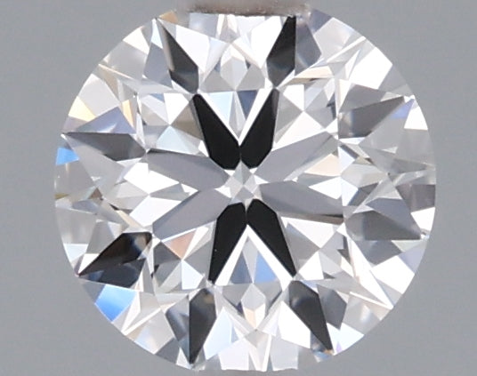 0.54 Carat Round Shaped, Ideal Cut, D Color, VVS2 Clarity, IGI Certified Lab Grown Diamond