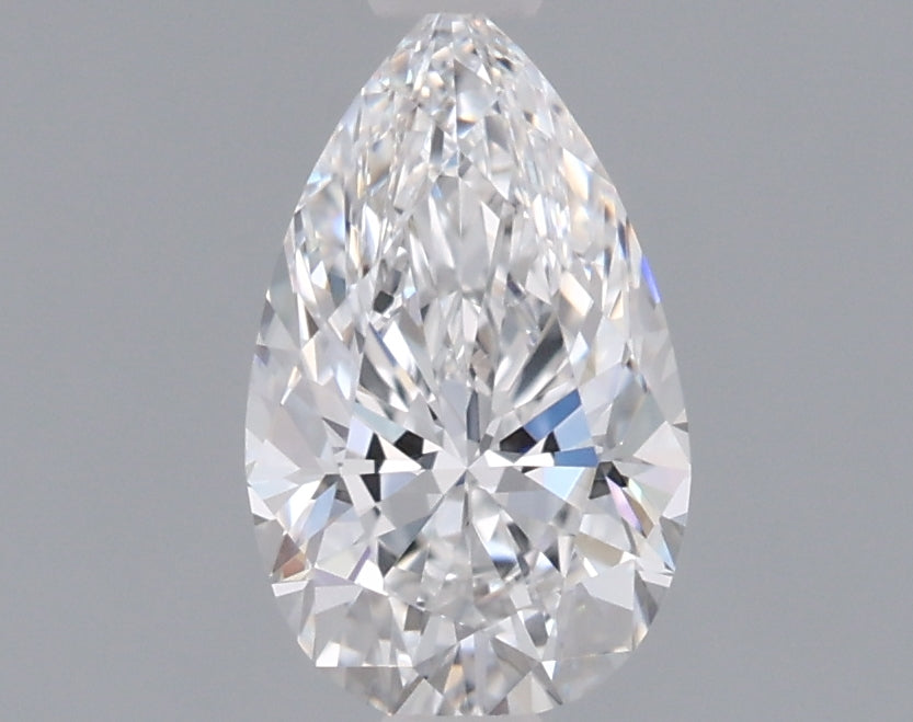 0.89 Carat Pear Shaped, Excellent Cut, D Color, VS1 Clarity, IGI Certified Lab Grown Diamond