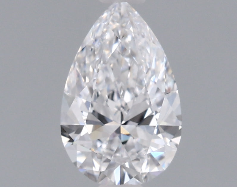 0.80 Carat Pear Shaped, Ideal Cut, D Color, VVS2 Clarity, IGI Certified Lab Grown Diamond