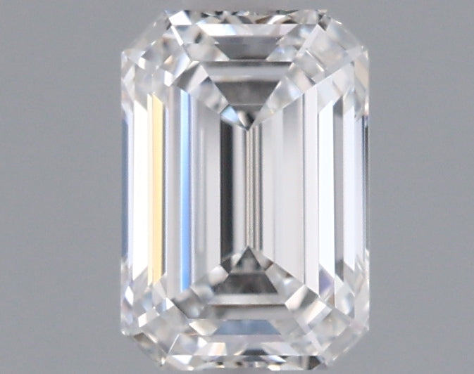 0.97 Carat Emerald Shaped, Ideal Cut, D Color, VVS2 Clarity, IGI Certified Lab Grown Diamond