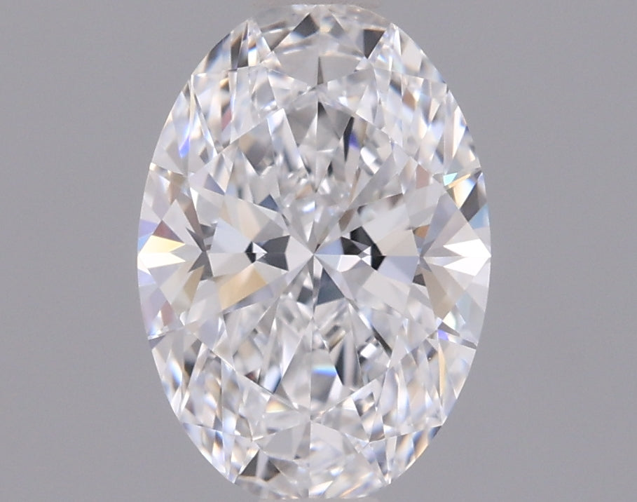 0.94 Carat Oval Shaped, Ideal Cut, D Color, FL Clarity, IGI Certified Lab Grown Diamond