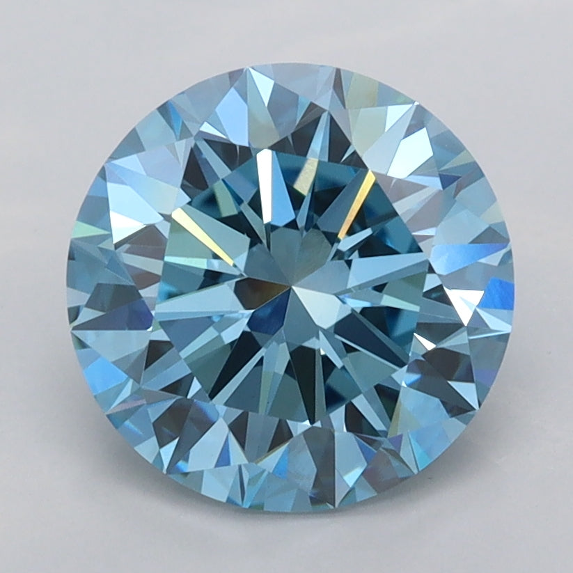 2.48 Carat Round Shaped, Ideal Cut, VVS2 Clarity, IGI Certified Lab Grown Diamond