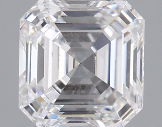 1.00 Carat Asscher Shaped, Excellent Cut, D Color, VVS2 Clarity, IGI Certified Lab Grown Diamond