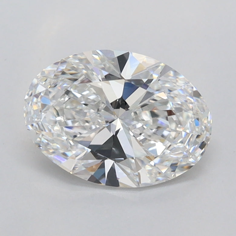 1.17 Carat Oval Shaped, Ideal Cut, D Color, VVS2 Clarity, IGI Certified Lab Grown Diamond