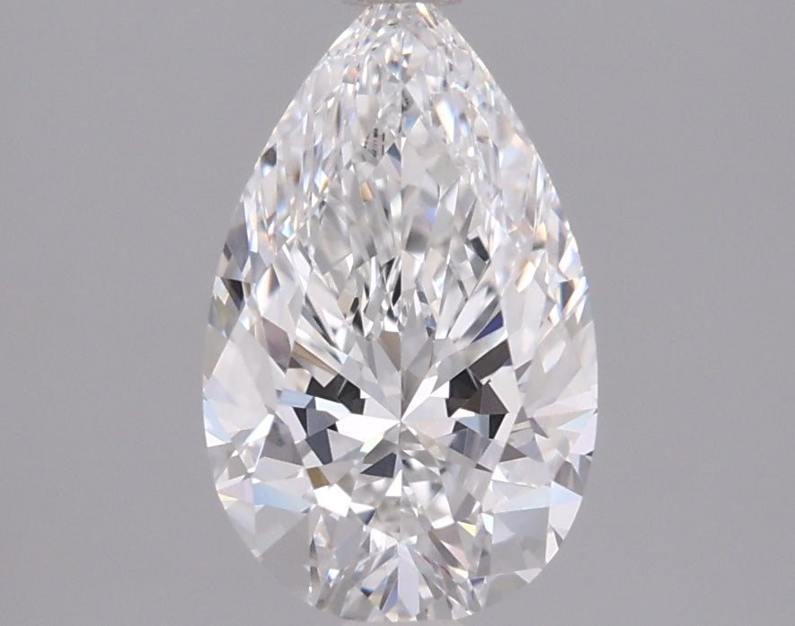 1.52 Carat Pear Shaped, Excellent Cut, D Color, VVS2 Clarity, IGI Certified Lab Grown Diamond