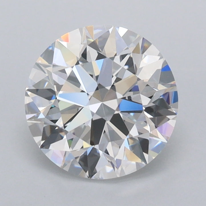 1.50 Carat Round Shaped, Ideal Cut, D Color, VVS2 Clarity, IGI Certified Lab Grown Diamond
