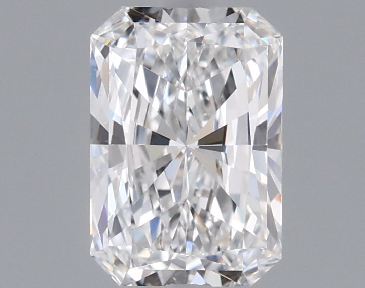 0.94 Carat Radiant Shaped, Excellent Cut, D Color, VVS2 Clarity, IGI Certified Lab Grown Diamond