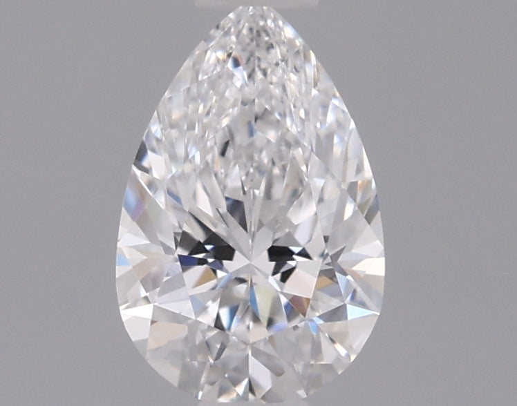 0.58 Carat Pear Shaped, Excellent Cut, D Color, VVS1 Clarity, IGI Certified Lab Grown Diamond