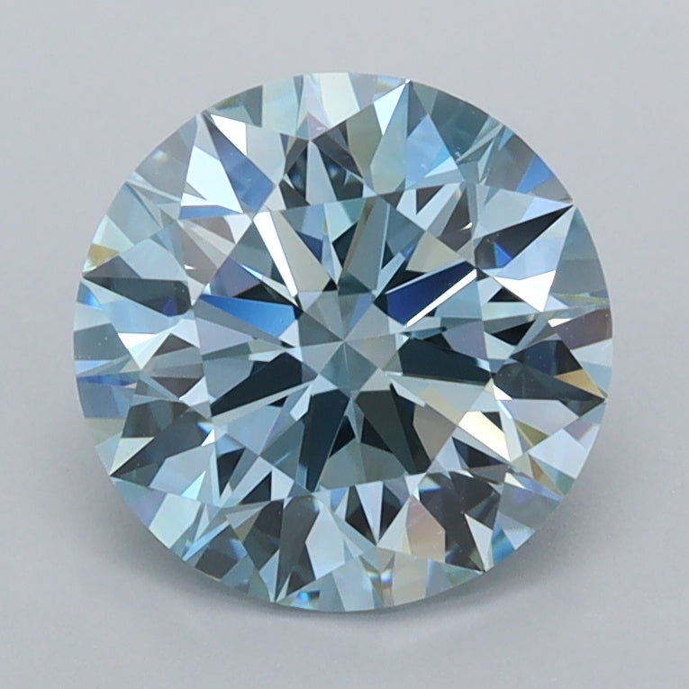 2.04 Carat Round Shaped, Ideal Cut, VVS1 Clarity, IGI Certified Lab Grown Diamond