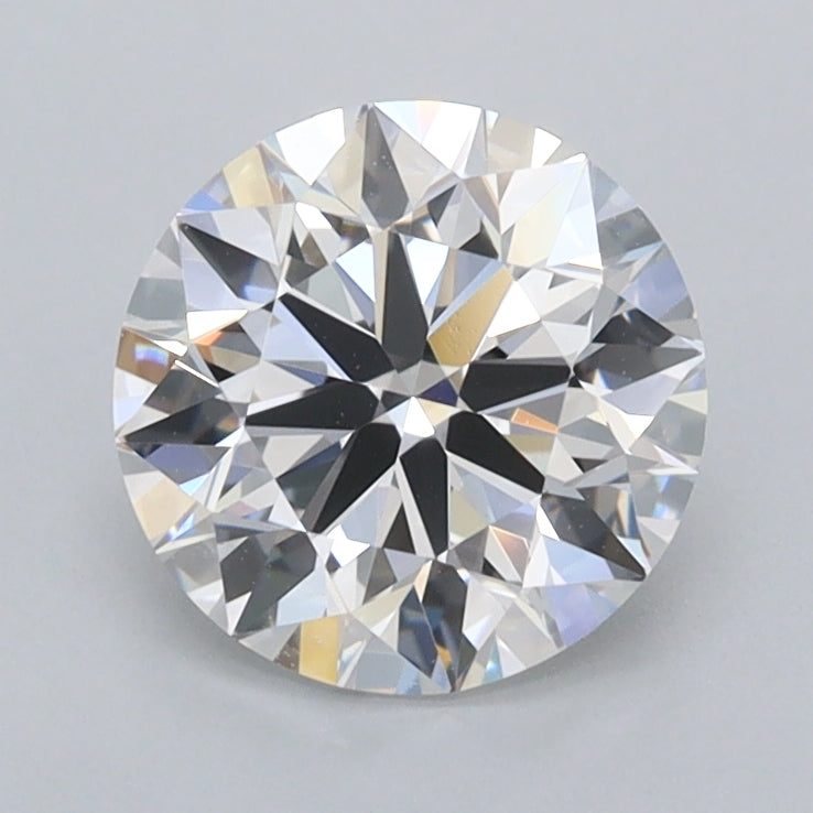1.51 Carat Round Shaped, Ideal Cut, D Color, VVS2 Clarity, IGI Certified Lab Grown Diamond