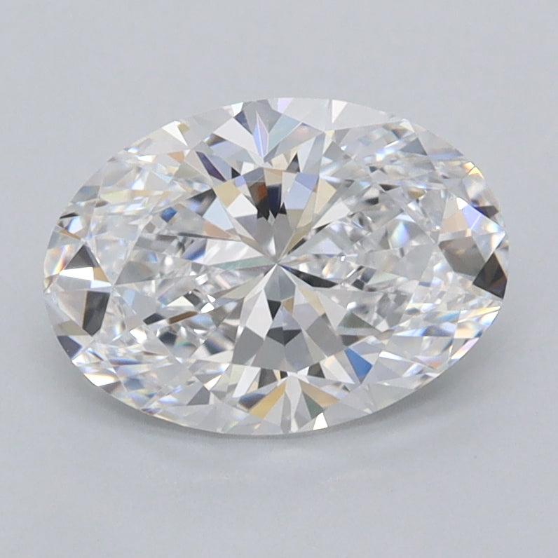 1.57 Carat Oval Shaped, Ideal Cut, E Color, IF Clarity, IGI Certified Lab Grown Diamond