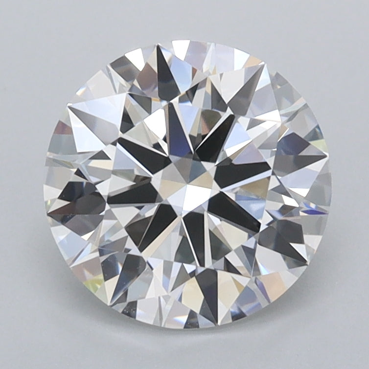 1.86 Carat Round Shaped, Ideal Cut, D Color, VVS1 Clarity, IGI Certified Lab Grown Diamond
