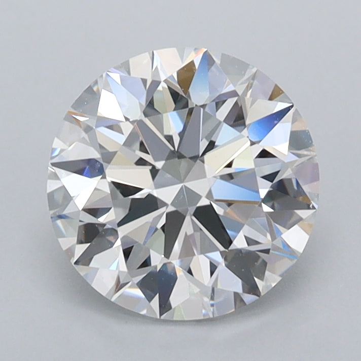 1.51 Carat Round Shaped, Ideal Cut, D Color, VVS2 Clarity, IGI Certified Lab Grown Diamond