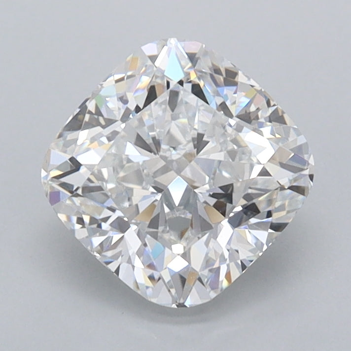 1.51 Carat Cushion Shaped, Ideal Cut, D Color, FL Clarity, IGI Certified Lab Grown Diamond