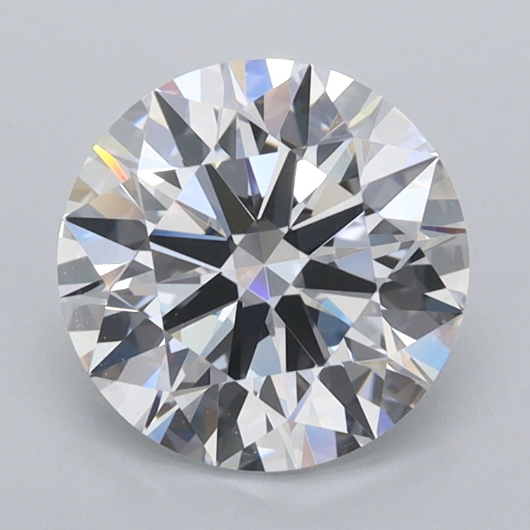 1.87 Carat Round Shaped, Ideal Cut, D Color, VVS1 Clarity, IGI Certified Lab Grown Diamond
