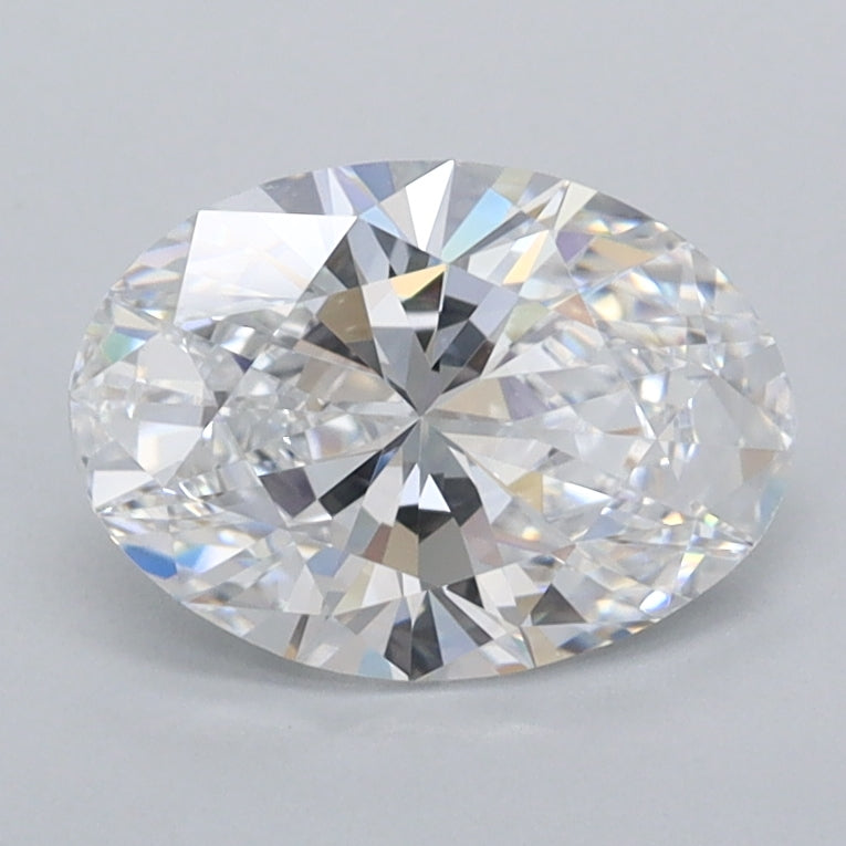 1.34 Carat Oval Shaped, Ideal Cut, D Color, VVS1 Clarity, IGI Certified Lab Grown Diamond