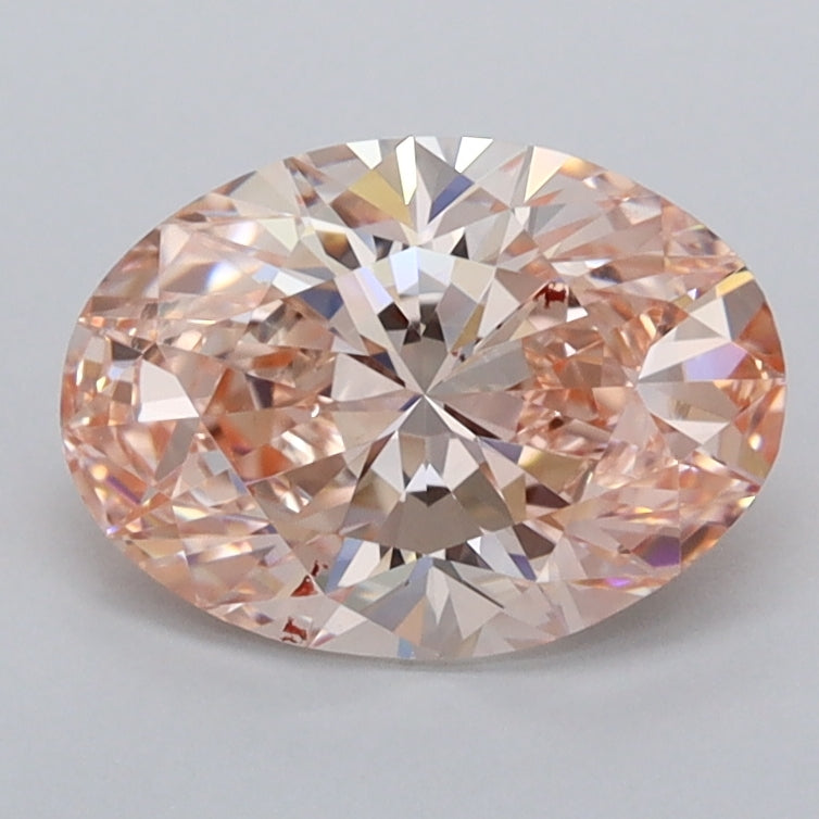 1.55 Carat Oval Shaped, Ideal Cut, VVS1 Clarity, IGI Certified Lab Grown Diamond