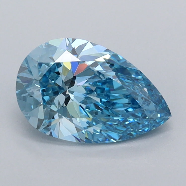 1.00 Carat Pear Shaped, Ideal Cut, VVS1 Clarity, IGI Certified Lab Grown Diamond