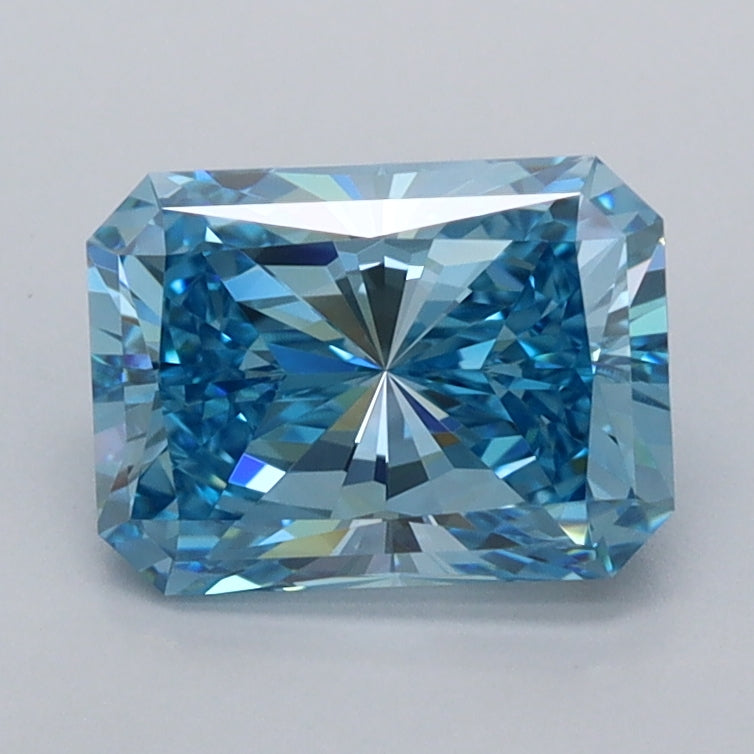 1.53 Carat Radiant Shaped, Excellent Cut, VVS1 Clarity, IGI Certified Lab Grown Diamond