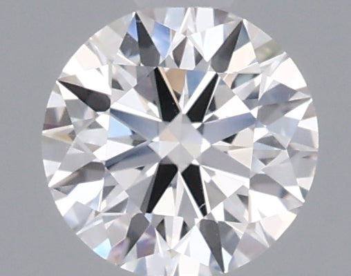0.53 Carat Round Shaped, Excellent Cut, D Color, VS1 Clarity, IGI Certified Lab Grown Diamond