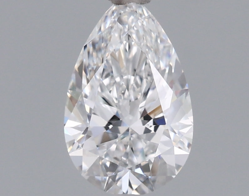 0.91 Carat Pear Shaped, Ideal Cut, D Color, VVS2 Clarity, IGI Certified Lab Grown Diamond