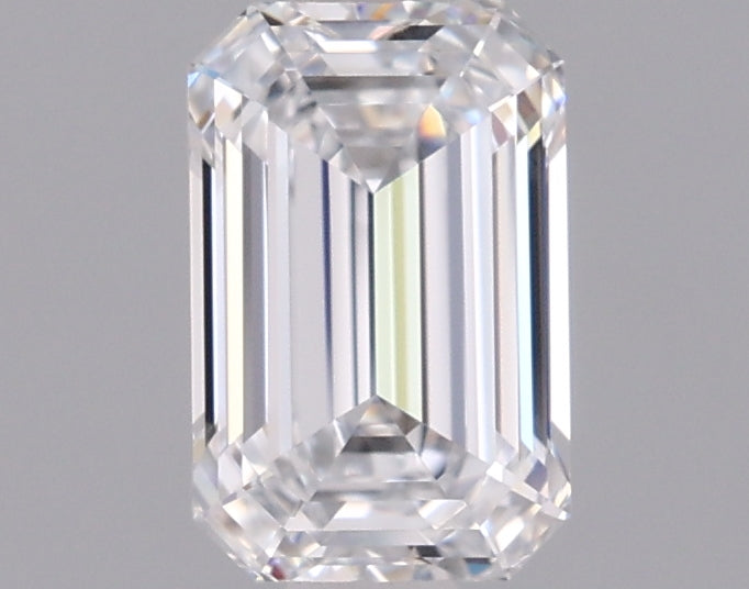 0.97 Carat Emerald Shaped, Ideal Cut, D Color, VVS1 Clarity, IGI Certified Lab Grown Diamond
