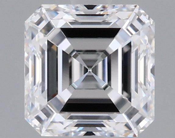 0.97 Carat Asscher Shaped, Ideal Cut, D Color, VVS1 Clarity, IGI Certified Lab Grown Diamond