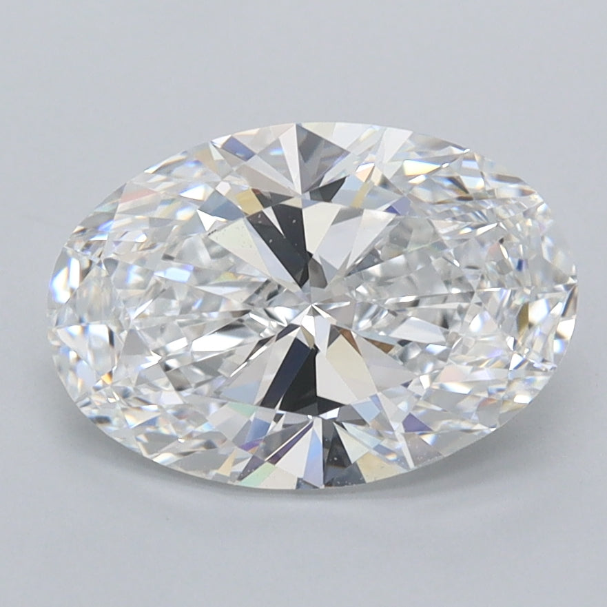 2.06 Carat Oval Shaped, Ideal Cut, D Color, VVS1 Clarity, IGI Certified Lab Grown Diamond