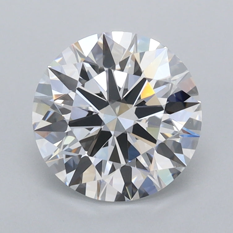 1.52 Carat Round Shaped, Ideal Cut, D Color, FL Clarity, IGI Certified Lab Grown Diamond