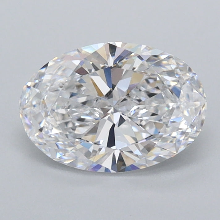 1.02 Carat Oval Shaped, Excellent Cut, D Color, FL Clarity, IGI Certified Lab Grown Diamond
