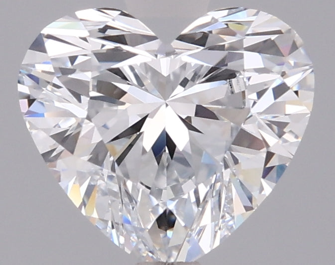 1.51 Carat Heart Shaped, Ideal Cut, D Color, VVS1 Clarity, IGI Certified Lab Grown Diamond