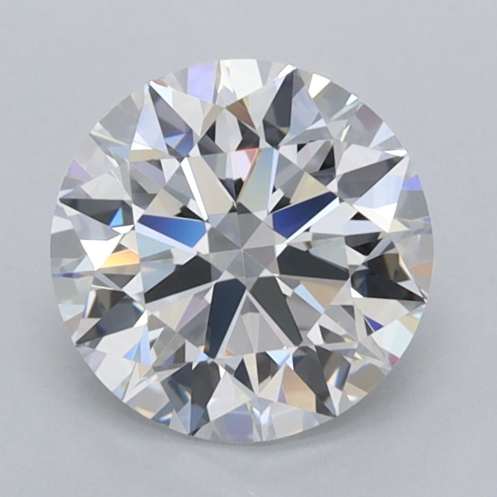 1.57 Carat Round Shaped, Ideal Cut, D Color, VVS1 Clarity, IGI Certified Lab Grown Diamond