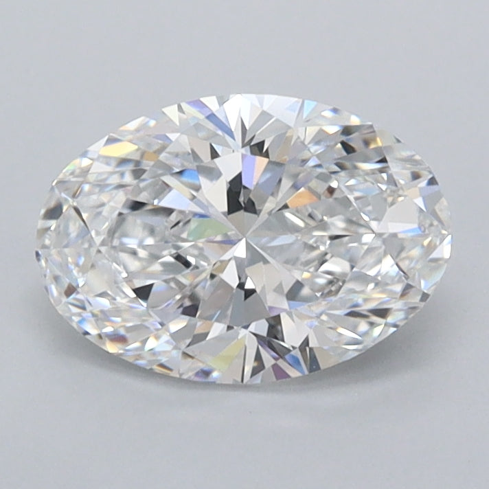 1.07 Carat Oval Shaped, Ideal Cut, D Color, FL Clarity, IGI Certified Lab Grown Diamond