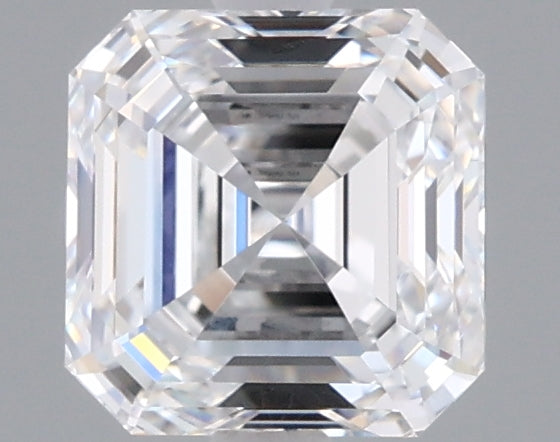 1.52 Carat Asscher Shaped, Ideal Cut, D Color, VVS1 Clarity, IGI Certified Lab Grown Diamond