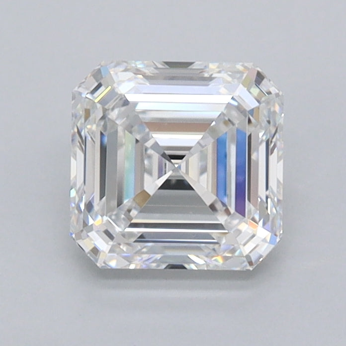 1.07 Carat Asscher Shaped, Ideal Cut, D Color, IF Clarity, IGI Certified Lab Grown Diamond