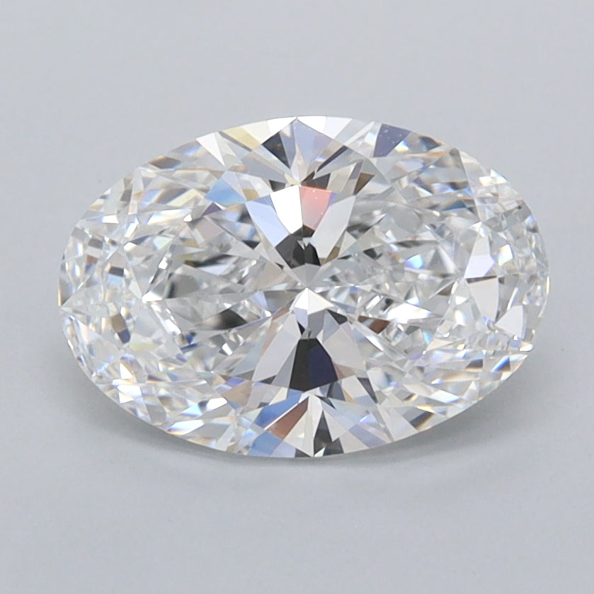 1.56 Carat Oval Shaped, Ideal Cut, D Color, VVS1 Clarity, IGI Certified Lab Grown Diamond