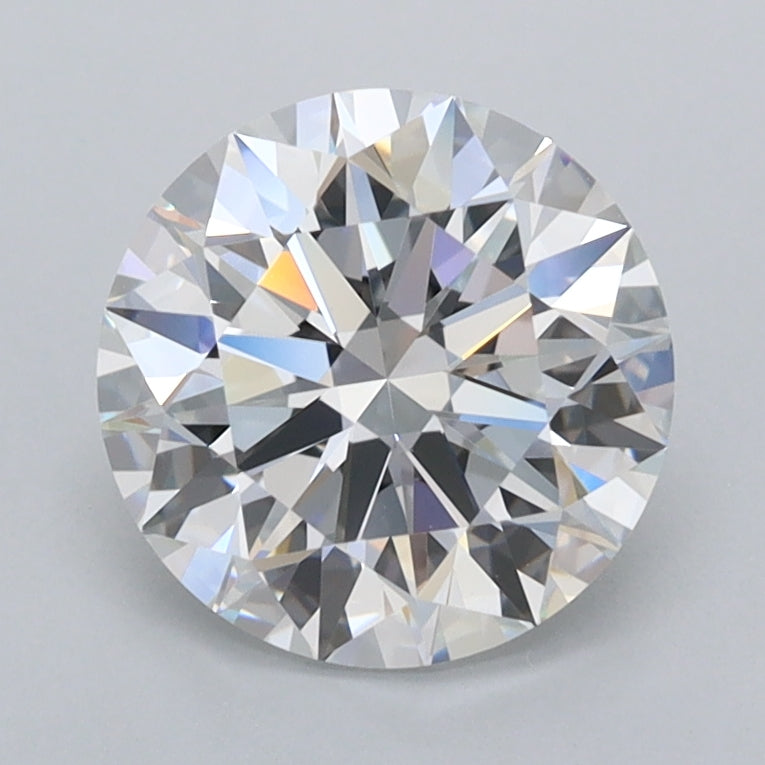 1.84 Carat Round Shaped, Ideal Cut, D Color, VVS1 Clarity, IGI Certified Lab Grown Diamond
