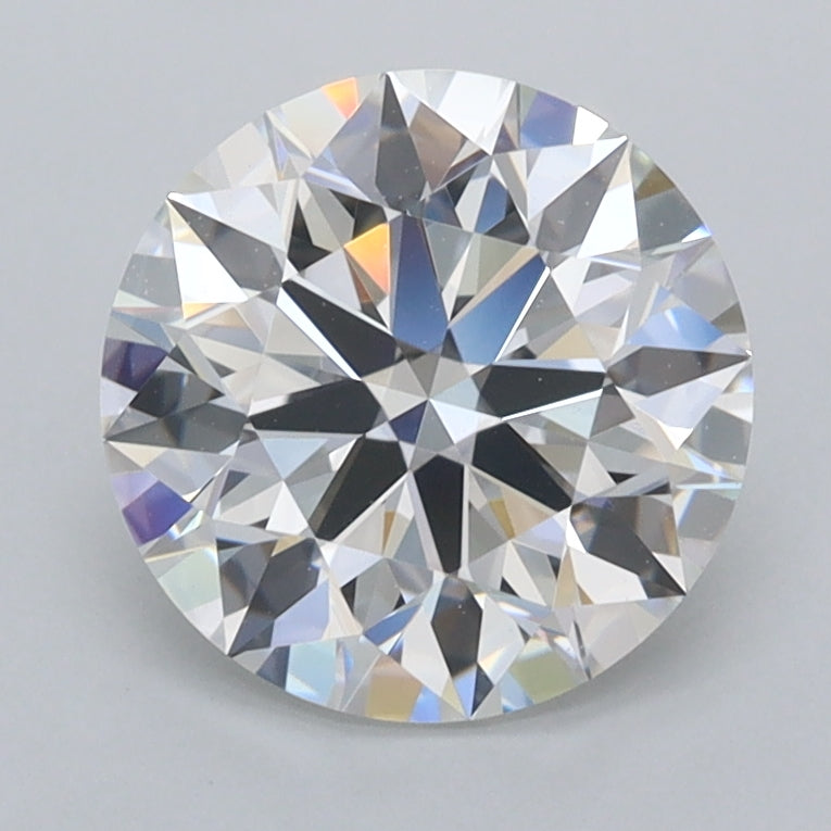 2.06 Carat Round Shaped, Ideal Cut, F Color, FL Clarity, IGI Certified Lab Grown Diamond