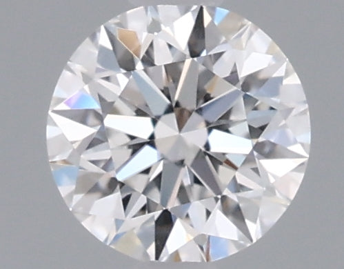 0.38 Carat Round Shaped, Ideal Cut, D Color, VVS2 Clarity, IGI Certified Lab Grown Diamond