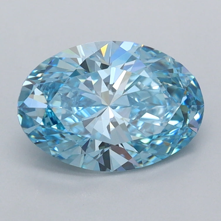 1.27 Carat Oval Shaped, Ideal Cut, VVS2 Clarity, IGI Certified Lab Grown Diamond