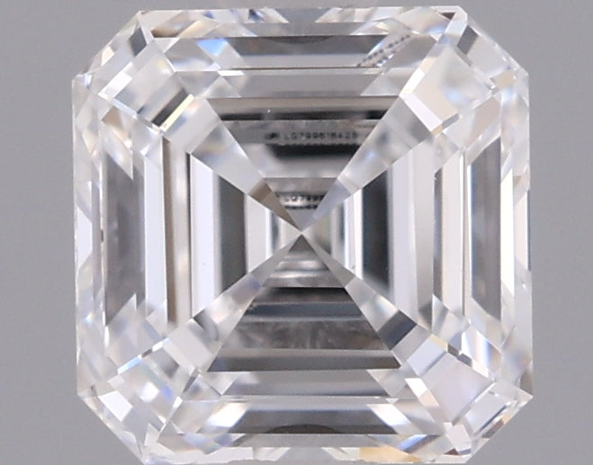 0.96 Carat Asscher Shaped, Excellent Cut, D Color, VVS1 Clarity, IGI Certified Lab Grown Diamond