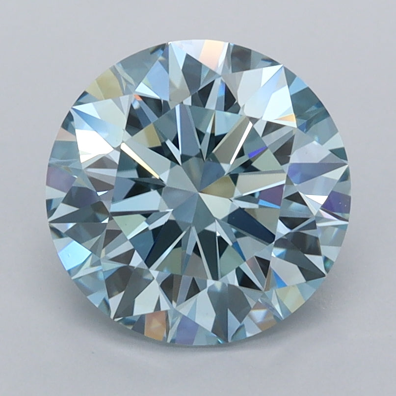 2.27 Carat Round Shaped, Ideal Cut, VVS1 Clarity, IGI Certified Lab Grown Diamond